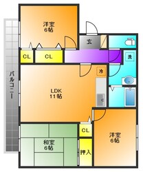 アミューズメント西町の物件間取画像